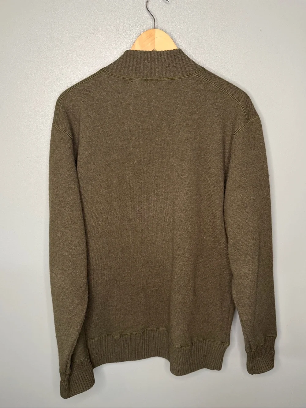 IrelandsEye Irish Wool Bomber - Olive Green